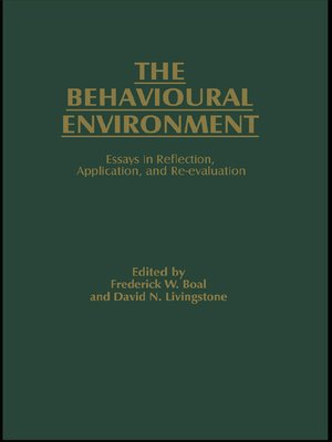 cover image of The Behavioural Environment